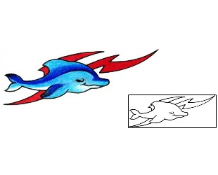 Dolphin Tattoo Tattoo Styles tattoo | CYF-00487