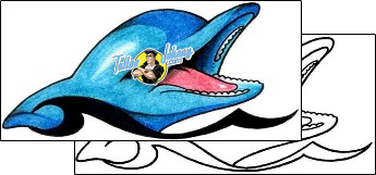 Dolphin Tattoo cyf-00541