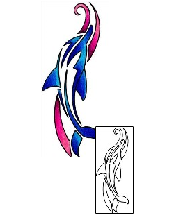 Dolphin Tattoo Tattoo Styles tattoo | CYF-00548