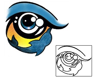Eye Tattoo Dolphin Eye