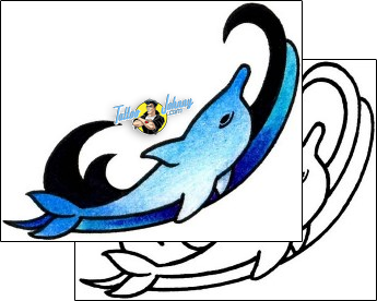 Dolphin Tattoo tattoo-styles-tribal-tattoos-crazy-macaya-cyf-00554