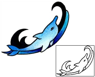 Dolphin Tattoo Tattoo Styles tattoo | CYF-00554