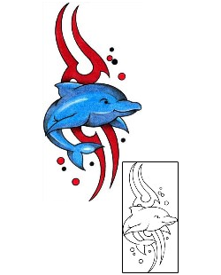 Dolphin Tattoo Tattoo Styles tattoo | CYF-00565