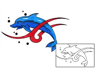 Dolphin Tattoo Tattoo Styles tattoo | CYF-00567