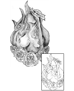 Breast Tattoo Plant Life tattoo | CZF-00010