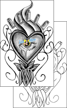 Heart Tattoo heart-tattoos-cisco-czf-00020