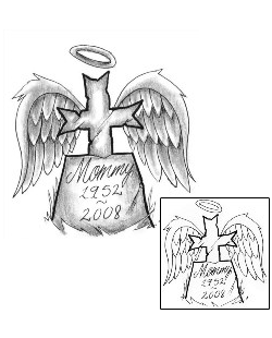 Cross Tattoo Religious & Spiritual tattoo | CZF-00041