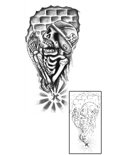 Mexican Tattoo Horror tattoo | CZF-00045