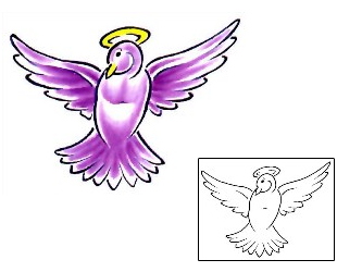 Dove Tattoo Animal tattoo | D1F-00004