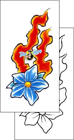Fire – Flames Tattoo miscellaneous-fire-tattoos-derma-design-d1f-00044