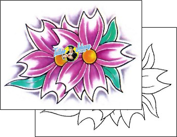 Flower Tattoo plant-life-flowers-tattoos-derma-design-d1f-00055