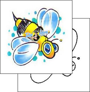 Bee Tattoo insects-bee-tattoos-derma-design-d1f-00066