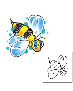 Bee Tattoo Tattoo Styles tattoo | D1F-00066