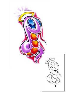 Worm Tattoo Tattoo Styles tattoo | D1F-00085