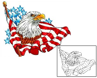 Patriotic Tattoo Animal tattoo | D2F-00005