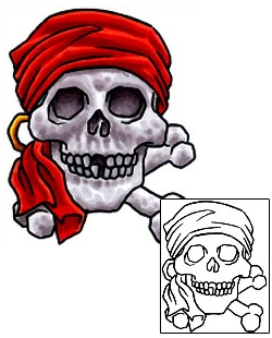 Pirate Tattoo Miscellaneous tattoo | D2F-00075