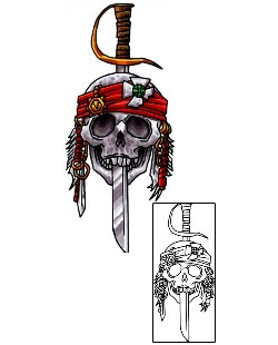 Dagger Tattoo Horror tattoo | D2F-00085