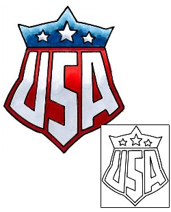 USA Tattoo Patronage tattoo | D2F-00109