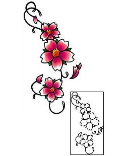 Cherry Blossom Tattoo Plant Life tattoo | D2F-00113