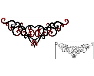 Heart Tattoo For Women tattoo | D2F-00117
