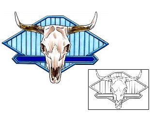 Bull Tattoo Horror tattoo | D2F-00133