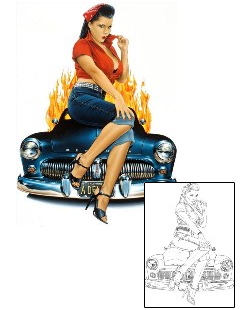 Pin Up Tattoo Miscellaneous tattoo | D3F-00008