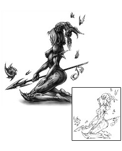 Fallen Angel Tattoo Mythology tattoo | DBF-00027