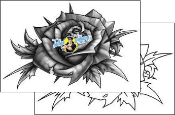 Flower Tattoo plant-life-flowers-tattoos-david-bollt-dbf-00039