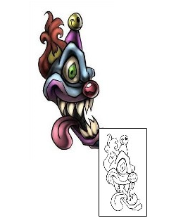 Clown Tattoo Tattoo Styles tattoo | DBF-00046