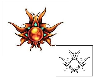 Sun Tattoo Astronomy tattoo | DBF-00086