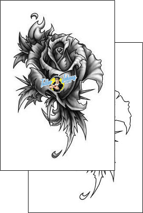 Flower Tattoo plant-life-flowers-tattoos-david-bollt-dbf-00111