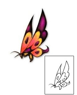 Butterfly Tattoo Insects tattoo | DBF-00149