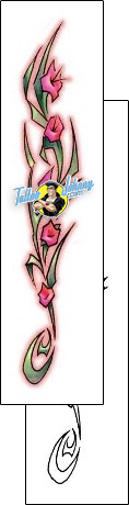 Flower Tattoo plant-life-flowers-tattoos-david-bollt-dbf-00174