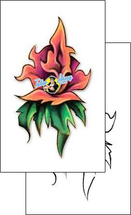 Flower Tattoo plant-life-flowers-tattoos-david-bollt-dbf-00220