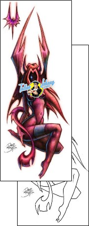 Fairy Tattoo fantasy-tattoos-david-bollt-dbf-00240