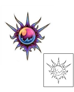 Sun Tattoo Astronomy tattoo | DBF-00245