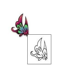 Butterfly Tattoo Insects tattoo | DBF-00255