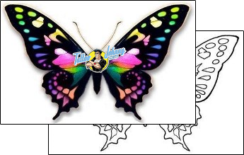 Butterfly Tattoo dbf-00272