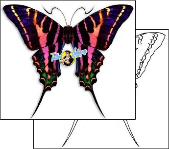 Butterfly Tattoo dbf-00276