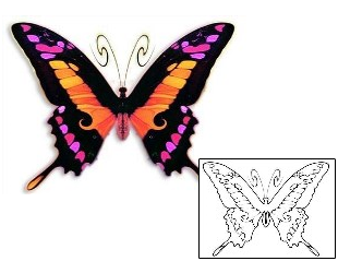 Butterfly Tattoo DBF-00287