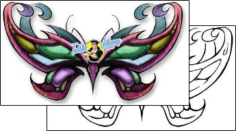 Butterfly Tattoo dbf-00337