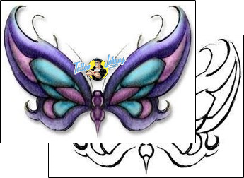 Butterfly Tattoo dbf-00338
