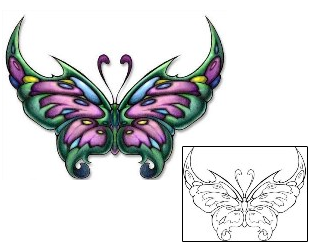 Butterfly Tattoo DBF-00371