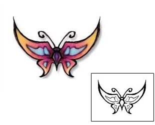 Butterfly Tattoo Insects tattoo | DBF-00392