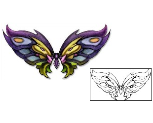 Butterfly Tattoo Insects tattoo | DBF-00399