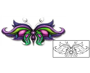 Butterfly Tattoo Insects tattoo | DBF-00422
