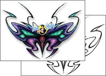 Butterfly Tattoo dbf-00432