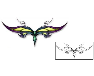 Butterfly Tattoo Insects tattoo | DBF-00442