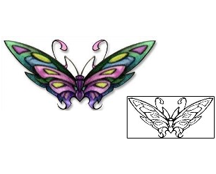 Butterfly Tattoo Insects tattoo | DBF-00443