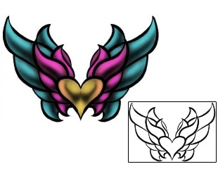 Wings Tattoo Specific Body Parts tattoo | DBF-00491